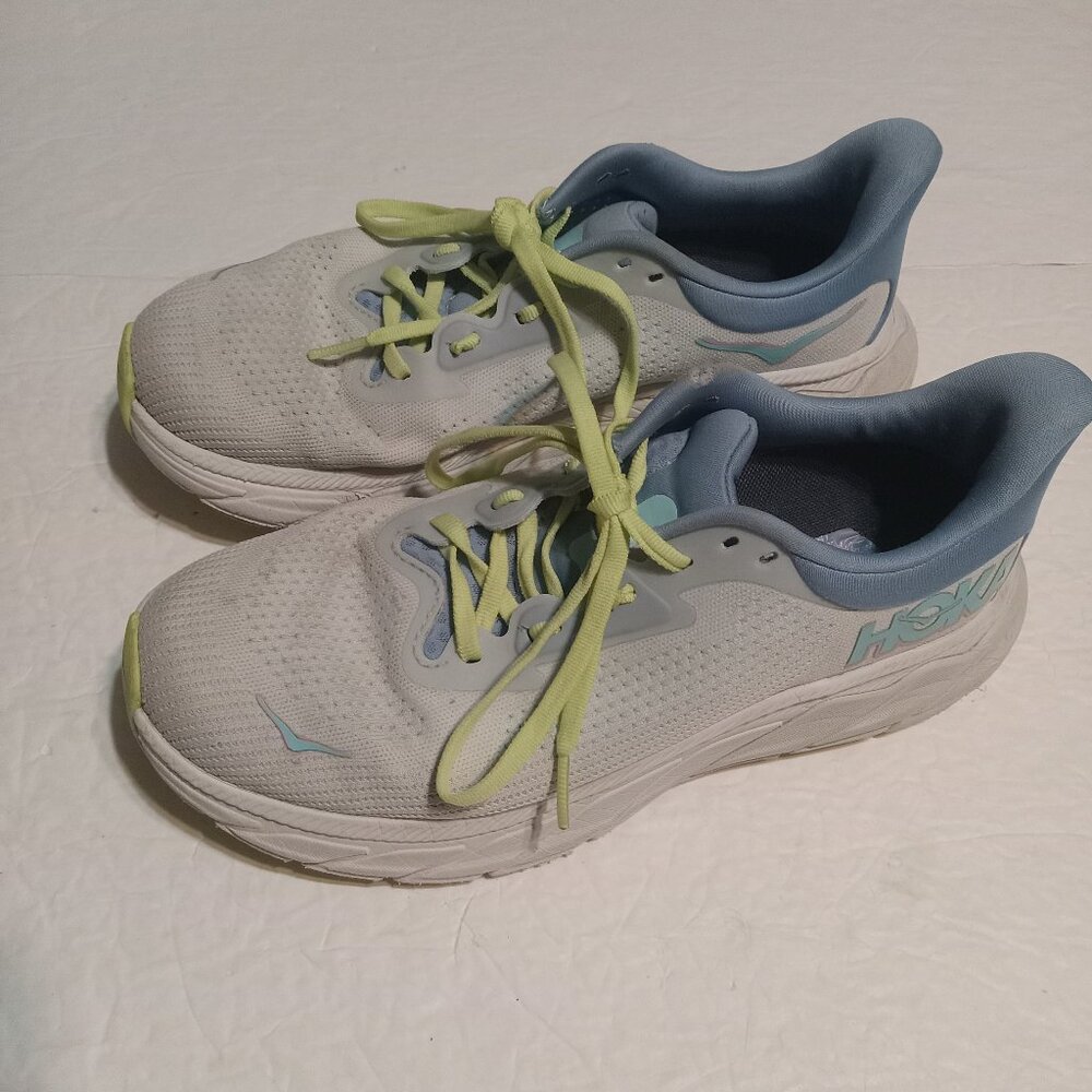 Hoka One One Women's Arahi 7 Wide Running Shoes 7.5D Illusion/Dusk-ISK